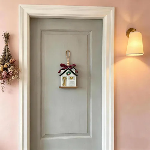 Miniatura 8 de 2026 New Home Ornament, Wooden New House New Beginning Ornament Housewarming Gifts for New Home, New House Presents for Women Couple, Ideal New