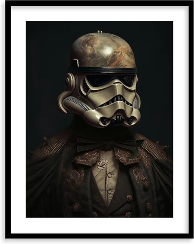 Miniatura 17 de Láminas de Arte de Retratos Victorianos de Star Wars - Impresión de Arte Fino Giclée Premium - Decoración de Pared Steampunk Estética, Póster Darth