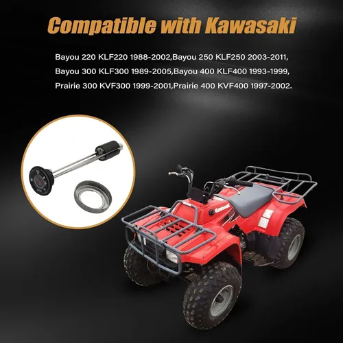 Miniatura 2 de XQSMWF Medidor de combustible Prairie - Medidor de combustible para tanque de combustible compatible con Kawasaki Bayou 220, 250, 300, 400, KLF220