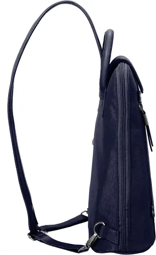 Miniatura 3 de Baggallini Mochila Metro para mujer con pulsera RFID para teléfono, Azul Patchwork, talla única