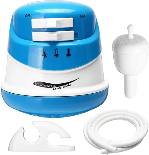 Miniatura 6 de Calentador de agua eléctrico caliente instantáneo 5400W Calentador de agua caliente Calentador de ducha Grifo de agua caliente instantáneo Ducha