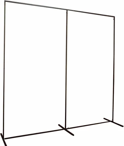 Miniatura 9 de Arco de malla con arco de cincha (arco cuadrado de malla de 94.5 pulgadas, color negro)