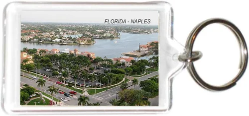 Miniatura 20 de Florida USA United States Acrílico Llaveros Llaveros Titulares - 6 3-Multi