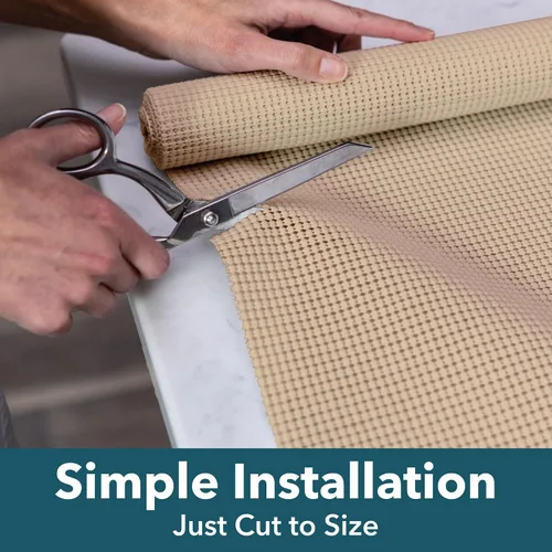 Miniatura 6 de EasyLiner Select Grip Revestimiento para Estantes - Fácil de Instalar y Cortar a Medida - Antideslizante, Sin Adhesivo, Revestimiento para Cajones