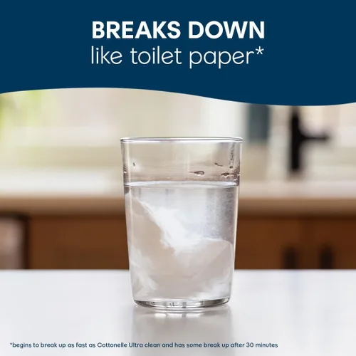 Miniatura 5 de Cottonelle Fresh Care Toallitas húmedas desechables para llevar, toallitas húmedas para adultos, paquete de 24 para llevar, 14 toallitas por paquete