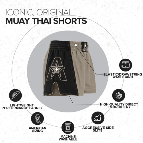 Miniatura 96 de Anthem Athletics Pantalones cortos de Muay Thai para hombre, pantalones cortos de Muay Thai para mujer - Kickboxing Short Boxing Trunks 5050 Classic
