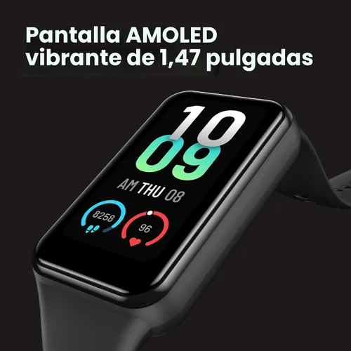 Miniatura 6 de Amazfit Band 7 - Monitor de actividad física, batería de 18 días, Alexa integrado, pantalla AMOLED 1.47 pulgadas, monitor de frecuencia cardíaca