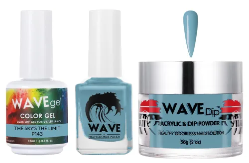 Miniatura 76 de WAVEGEL - Juego de gel de remojo, laca de uñas y polvo acrílico a juego - Colección Simplicity - #P109 Blizzard