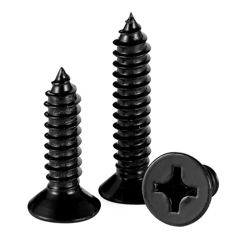Miniatura 7 de Mellewell Tornillos para chapa metálica de cabeza plana #14 x 3 (disponibles de 5/8 a 3 pulgadas), tornillos para madera, acero inoxidable 304 18-8