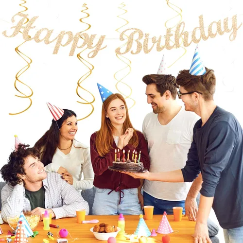 Miniatura 5 de Decoraciones de Fiesta de Cumpleaños Boho de Otoño Dorado Champán Beige - 21 piezas Pancarta Feliz Retro Neutral de Otoño, Girl One Sweet Peach