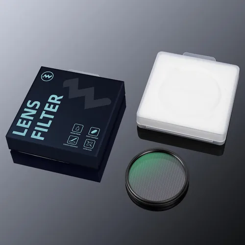 Miniatura 7 de Walking Way Filtro de rayas azules variables de 1.929 in, efecto anamórfico ajustable de 360° con vidrio óptico multicapa de 24 capas que crea