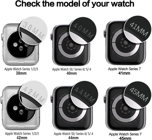 Miniatura 2 de YMHML Funda compatible con Apple Watch de 1.496 pulgadas Series 3/2/1 con protector de pantalla de vidrio templado integrado, protector delgado