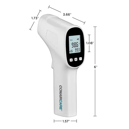 Miniatura 4 de Conair Termómetro digital para adultos y niños, termómetro de frente, sin contacto con pantalla LCD grande, termómetro infrarrojo con alerta