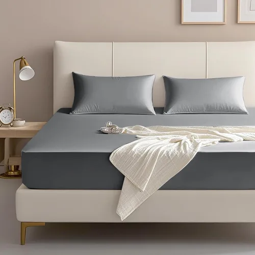 Miniatura 2 de FreshCulture Sábana Bajera Ajustable Twin XL Solamente – Sábana Bajera Ajustable de Calidad Premium de Hotel para Cama Twin XL – Microfibra Gris