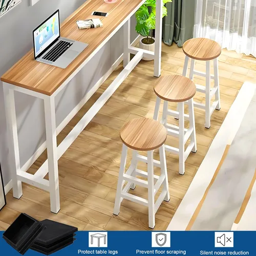 Miniatura 6 de Paquete de 8 tapones de tubo, inserto de plástico cuadrado de 2 pulgadas, tapas de extremo cuadradas para poste de tubo, patas de silla