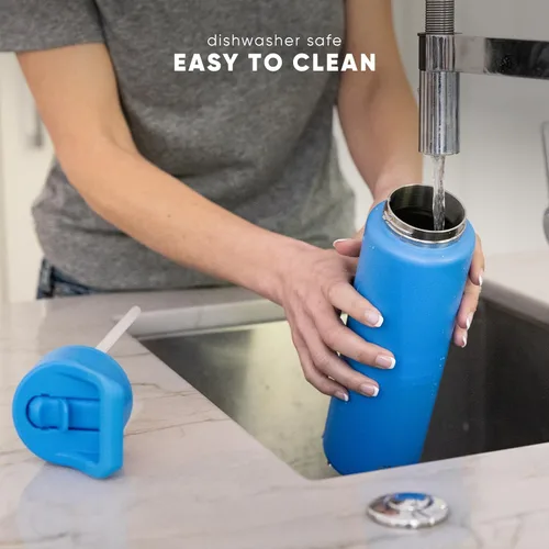 Miniatura 8 de Simple Modern Summit - Botella de agua con tapa con pajilla, vaso aislado de acero inoxidable a prueba de fugas de Disney de 30 onzas, regalos