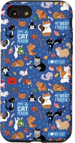 Miniatura 18 de Disney Carcasa para iPhone 17, diseño de gatos I Love My Cat