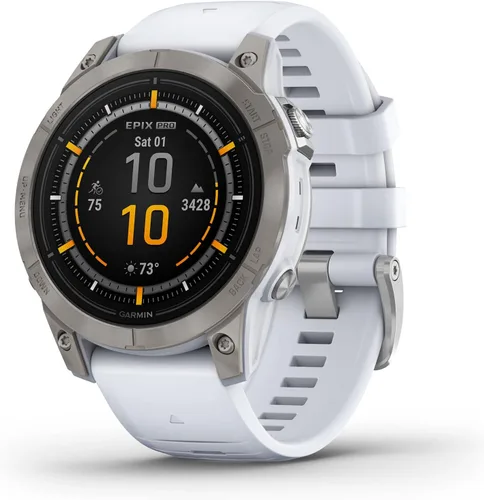 Miniatura 11 de Garmin epix Pro (Gen 2) Edición Zafiro, 42mm, Reloj inteligente de alto rendimiento, Tecnología de entrenamiento avanzada, Linterna incorporada, Oro
