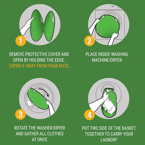 Miniatura 6 de Laundry Turtle Cesta Plegable para la Ropa Revolucionario Cesto Plegable para la Ropa Innovadora Cesta para la Ropa Sucia, Lavado y Extracción