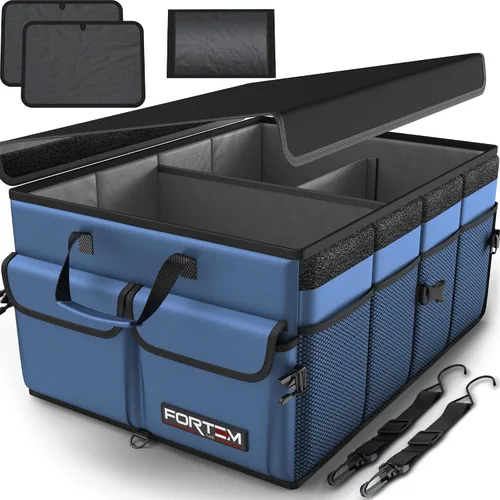 Miniatura 9 de FORTEM Organizador de maletero para SUV, organizador de maletero de automóvil, almacenamiento plegable, accesorios de coche para mujeres y hombres