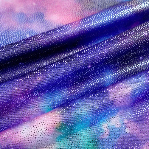 Miniatura 119 de HOZIY - Leotardos de gimnasia con pantalones cortos brillantes para niñas pequeñas; estampados de unicornio, aurora, arco iris, sirena, dinosaurio