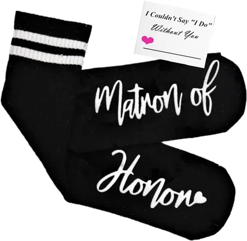 Miniatura 22 de Regalos de dama de honor para mujeres, regalos de boda, propuesta, regalos de despedida de soltera, decoraciones de calcetines de novia..