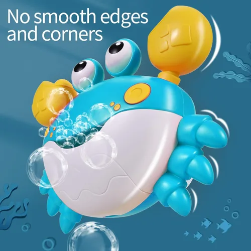 Miniatura 4 de Deejoy Máquina de Burbujas de Baño de Cangrejo para la Bañera, Sopla Burbujas y Reproduce 12 Canciones Infantiles, Máquina de Burbujas de Baño