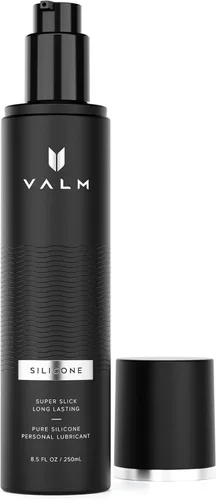 Valm Lubricante de silicona, de larga duración, lubricante personal a base de silicona para hombres, mujeres y parejas, 8.5 onzas líquidas