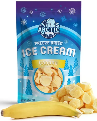 Miniatura 52 de Arctic Farms Trozos de Helado Liofilizado a Granel - No se Derrite (Mantequilla de Maní) (1 libra)