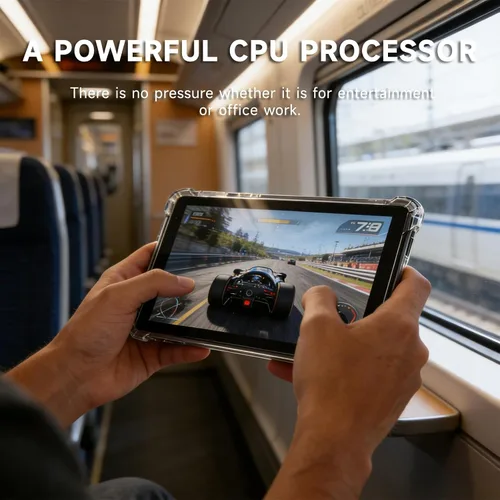 Miniatura 4 de WUIUHOU Tablet Android 14 de 7 pulgadas, tablet con funda, 8 GB de RAM (3 GB+5 GB extendido) y 32 GB de ROM, batería de 3000 mAh, cámara doble