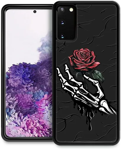 Miniatura 145 de CARLOCA Funda compatible con Samsung Galaxy S20, familia de jirafas divertidas en blanco y negro, para niñas y mujeres, diseño gráfico de moda, a