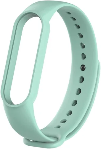 Miniatura 4 de Senter Correa de reloj de silicona suave Banda de repuesto para Xiaomi Mi Band 5 y Mi Band 6 Smart Watch Azul oscuro