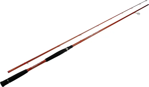 Miniatura 3 de Caña de pescar plegable de 2 piezas Spinning Wild Wild Orange Giant Size Salmon Steelhead