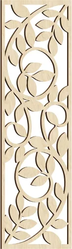 Miniatura 176 de 9 3/8"W x 24 3/8"H x 1/4"T Utica Decorativo Fretwork Madera Paneles de Pared, Abedul