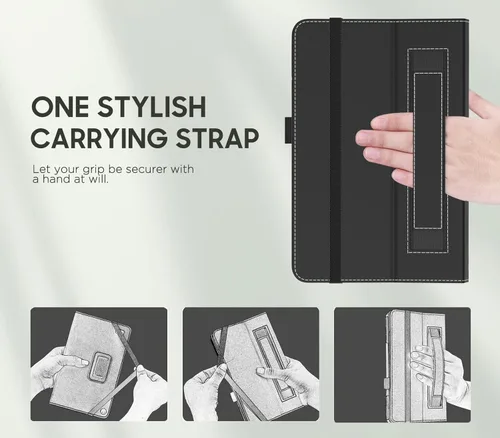 Miniatura 7 de MoKo - Funda para tablet Kindle Fire HD 10 y 10 Plus (11.ª generación, versión 2021), diseño delgado y plegable con función de encendido y apagado