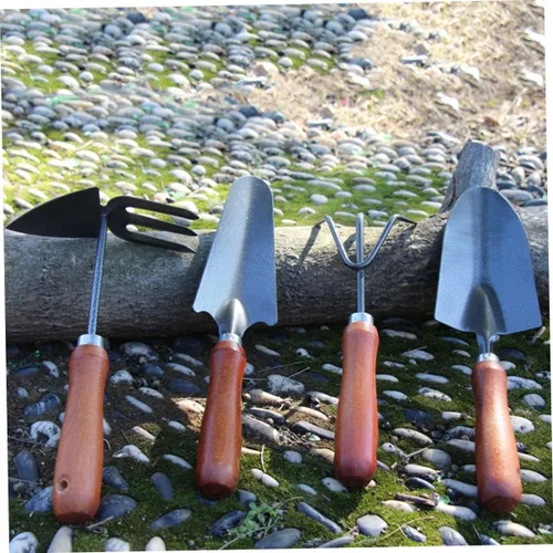 Miniatura 7 de VICASKY 1set Mini Iron Garden Tools Set Thicken Stoving Varnish Shovels for Planting Weeding Cultivating Durable and Lightweight Gardening Tools for