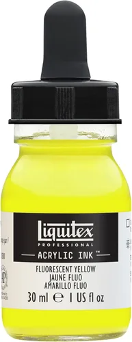 Miniatura 43 de Liquitex - Pintura acrílica profesional INK! Jarro de 1 onza, color blanco de titanio Bronce Rico Iridiscente