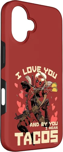 Miniatura 74 de Marvel Deadpool I Love You and by You I Mean Tacos - Carcasa para iPhone 17