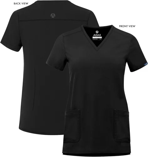 Miniatura 5 de Adar Addition Scrubs - Camiseta médica moderna con cuello en V