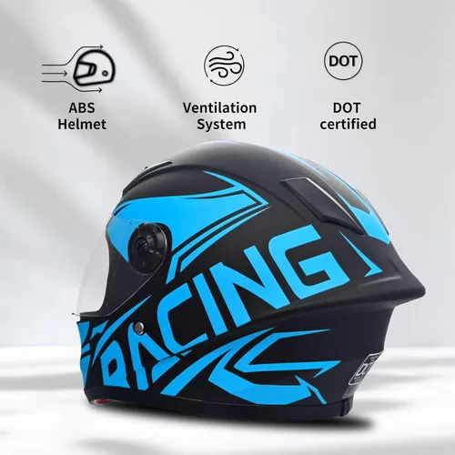Miniatura 4 de SanQing - Casco de motocicleta de cara completa para niños, motocross, bicicleta de tierra, ATV, BMX, kart, todoterreno, para 4 ruedas, niño, niña