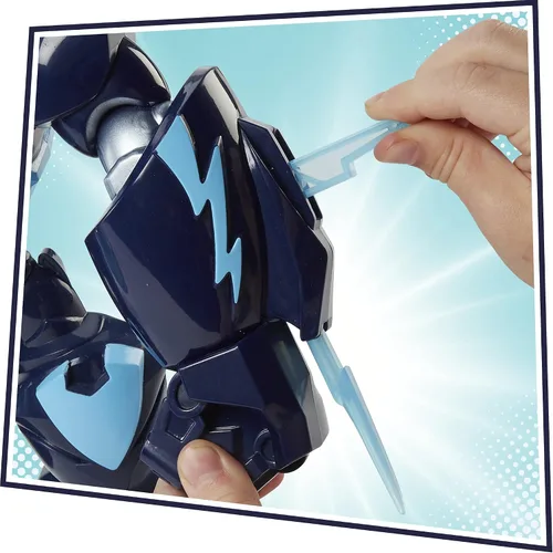 Miniatura 5 de PJ Masks Robo-Catboy - Juguete preescolar con luces y sonidos para niños de 3 años en adelante, traje de robot Catboy con figura de acción