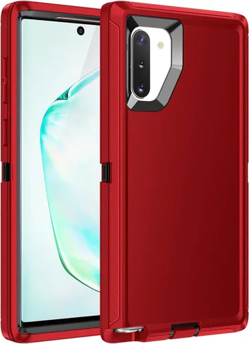 Miniatura 9 de Funda para Galaxy Note 10 Plus, a prueba de golpes, a prueba de caídas, a prueba de polvo, protección de cuerpo completo de 3 capas, funda rígida