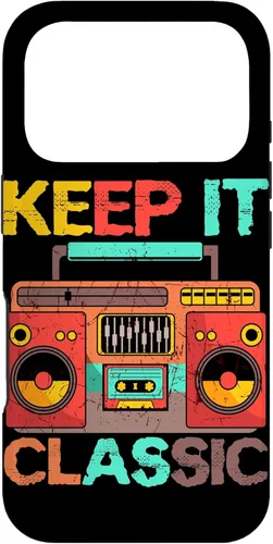 Miniatura 29 de Keep It Classic Radio 80s 90s Retro Vintage Cassette Player Funda para iPhone 17 Pro Max