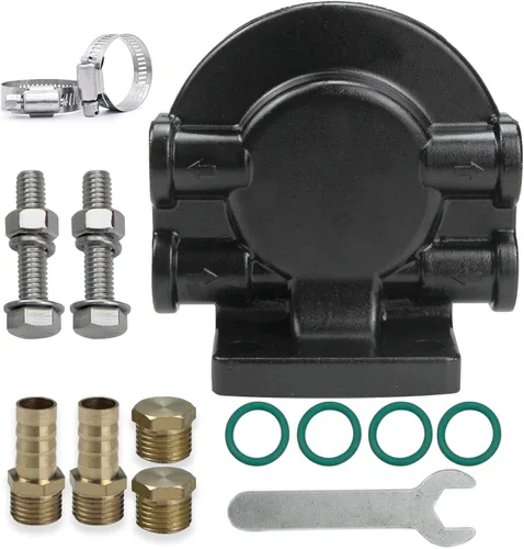 Miniatura 8 de UF-10K - Conjunto separador de agua con filtro de combustible compatible con motor fuera de borda marino Mercury, Yamaha, Suzuki, Tohastsu, filtro