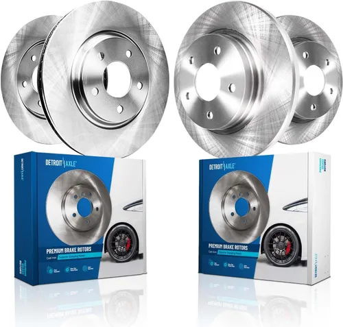 Miniatura 15 de Detroit Axle - Kit de freno delantero para Chevrolet Equinox Pontiac Torrent Suzuki XL-7, 08-10 Saturn Vue, 12-15 Captiva Sport Reemplazo 2008 2009
