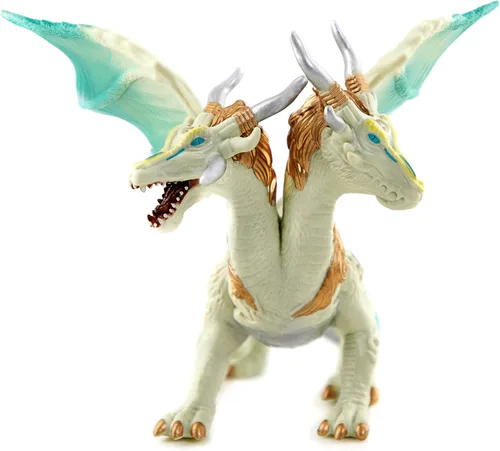 Miniatura 2 de RECUR Figura de acción de dragón brillante, juguetes de dragón blanco para niños y niñas, figuras RPG en miniatura para exhibición de mesa