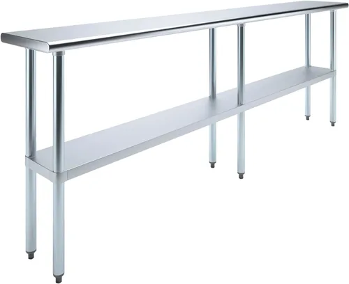 Miniatura 58 de Mesa de trabajo de acero inoxidable, mesa de metal