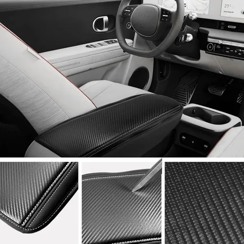 Miniatura 3 de SXCY Funda para reposabrazos Ioniq 5 2022-2025 2026 para Hyundai Ioniq 5 2023 2024 2025 2026 Accesorios Cubierta de consola central para 2025 2026