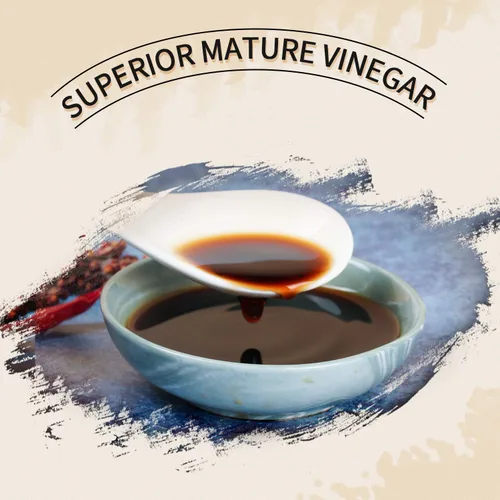 Miniatura 2 de Vinagre negro Shanxi, vinagre maduro envejecido, cereales tradicionales chinos fermentación Xiangcu negro, 14.8 oz /14.2 fl oz