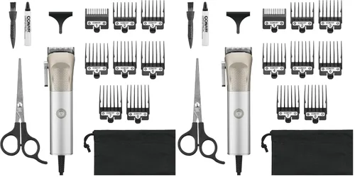 Miniatura 6 de Conair MAN - Cortadora de pelo para hombre, kit de corte de pelo para el hogar de 13 piezas con cortaúñas profesional de alto rendimiento MetalCraft